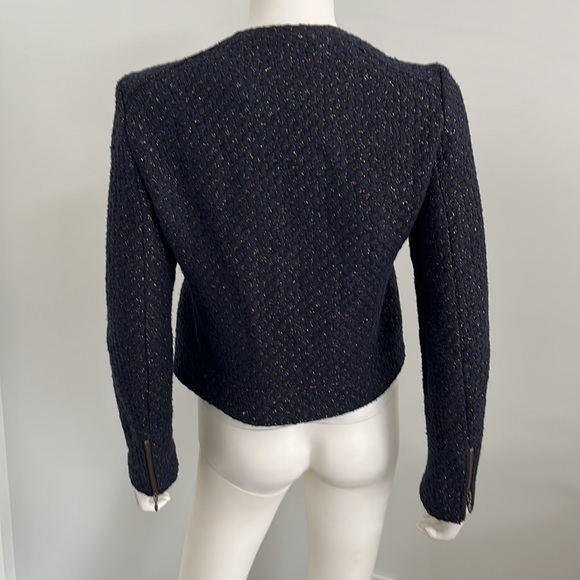 QMack‎ metallic tweed motorcycle jacket - Picture 7 of 10